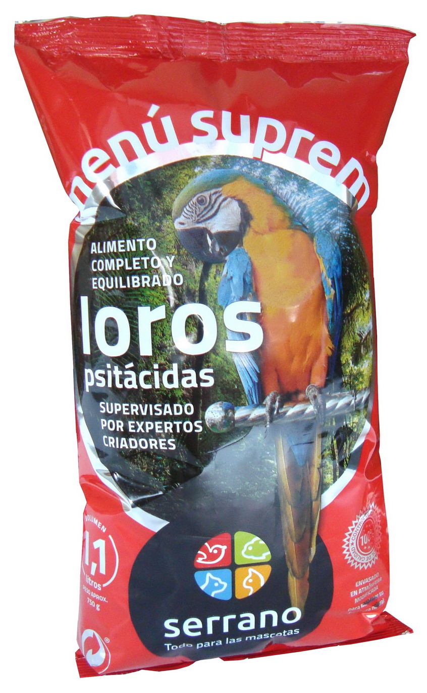 SUPREM LOROS&COTORRAS    25x750g