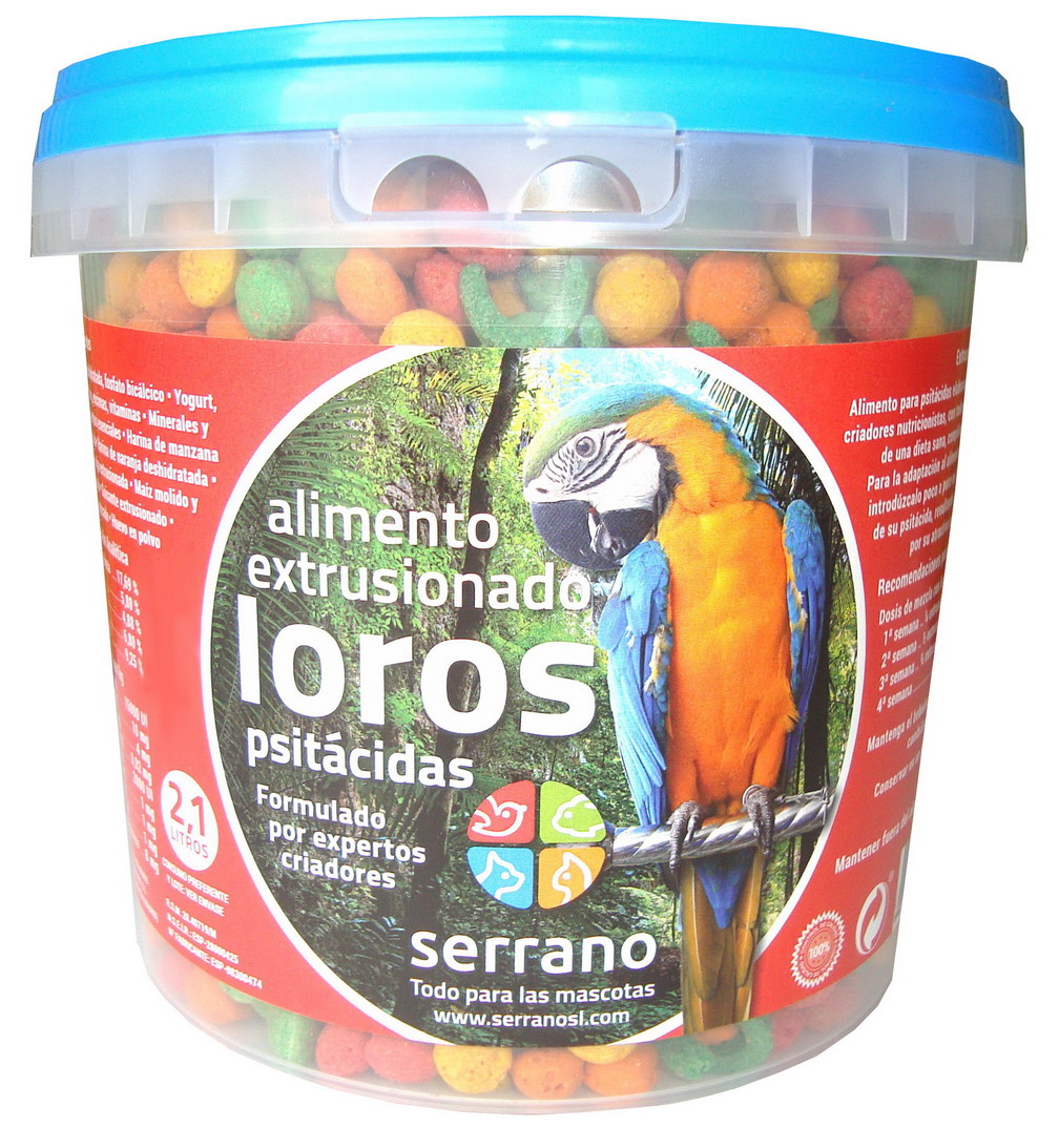CUBO EXTRUSIONADO LORO aprx 1Kg