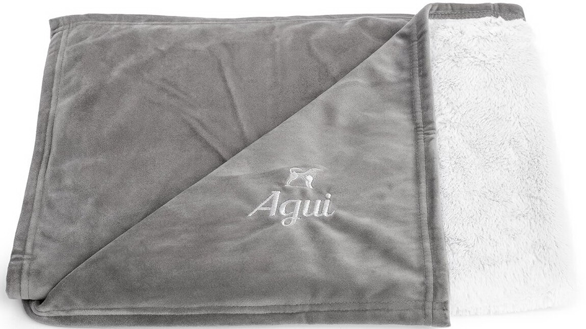 MANTA VELVET GRIS  120x80cm