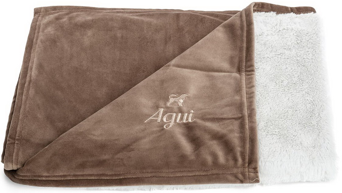MANTA VELVET BEIGE  120x80cm