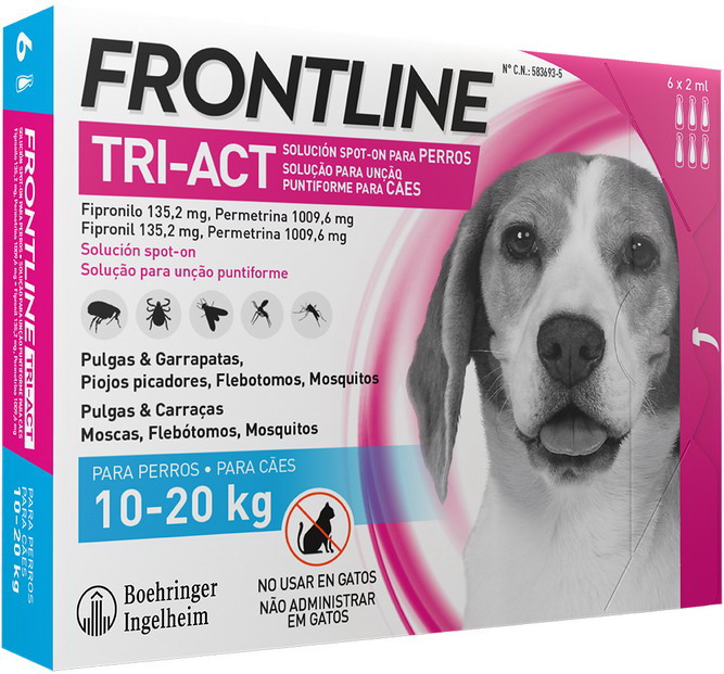 FRONTLINE TRIACT 10-20Kg 3pipeta