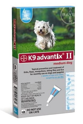 PIPETA ADVANTIX 1ml  4-10kg  4ud