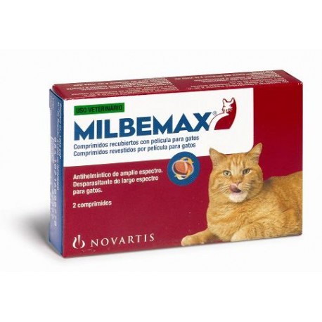 MILBEMAX GATOS  2 Cap. SABOR 16