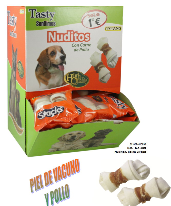 TASTY EXPOSITOR NUDITOS 40(2x12g