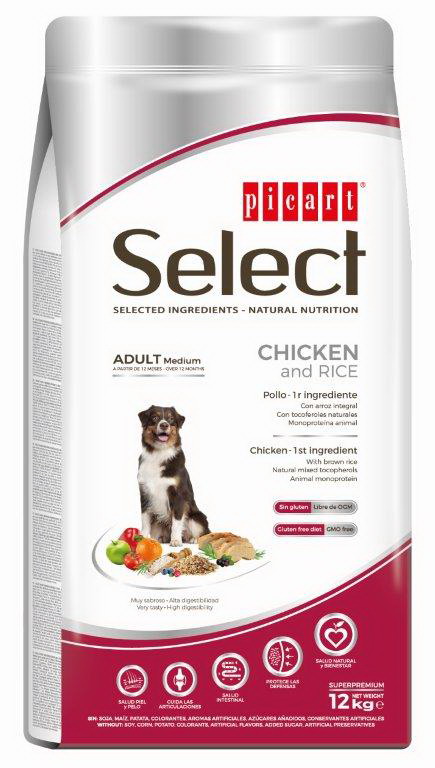 SELECT DOG CHICKEN      12Kg
